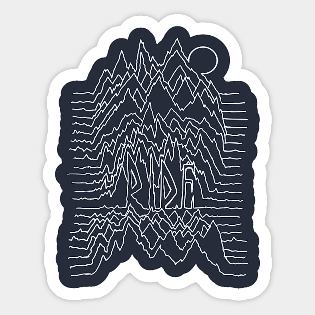 Ride Lines Sticker by Bongonation